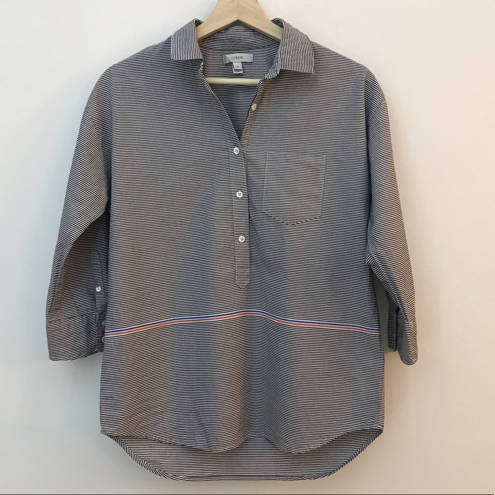 J Crew striped tunic